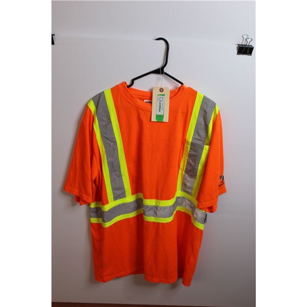 Work Safety High Vis Shirts (Size 2XL)