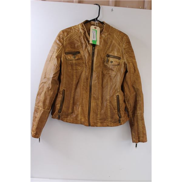 * JouJou Women's Leather Jacket - Size XL