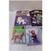 Image 2 : (7) Children's Books: Unicorns, Monster High, Frozen, Princess, Misc.