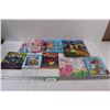 (8) Children's Books: Lego, Princess Read Along, Little Mermaid, My Little Pony, Pokemon Jr, Misc.