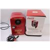 Image 4 : Coca Cola Mini Fridge w/ Cords - 9.5" x10" x 7" - As is