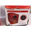Image 5 : Coca Cola Mini Fridge w/ Cords - 9.5" x10" x 7" - As is