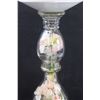 Image 3 : Glass Floral Ashtray - 19" Tall (Crack as pictured) & Fifty Shades of Grey Books 1 & 2
