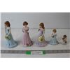 Image 1 : (5) Growing Up Figurines - Years 14, 13, 12, 6, 1