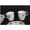 Image 5 : Royal Albert Petit Point Bone China - (2) 10" Plates, (2) Salad Plates, (3) Dessert Plates, (2) Mugs