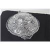 Image 5 : Glass Divided Dish, Pink Depression Glass Divided Dish, Glass Butter Dish, Glass Tray