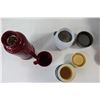 Image 5 : (6) Thermos, (3) Thermos/Coffee Cups