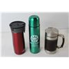 Image 6 : (6) Thermos, (3) Thermos/Coffee Cups