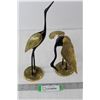 5524  (2) Crane Bird Figures Decorations