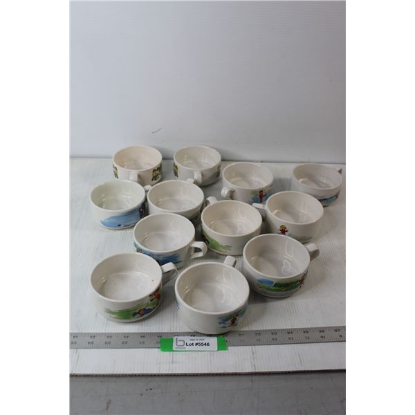 (12) Campbell Soup Mugs