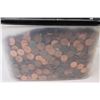 Image 2 : Assorted Canadian Pennies in a Plastic Container