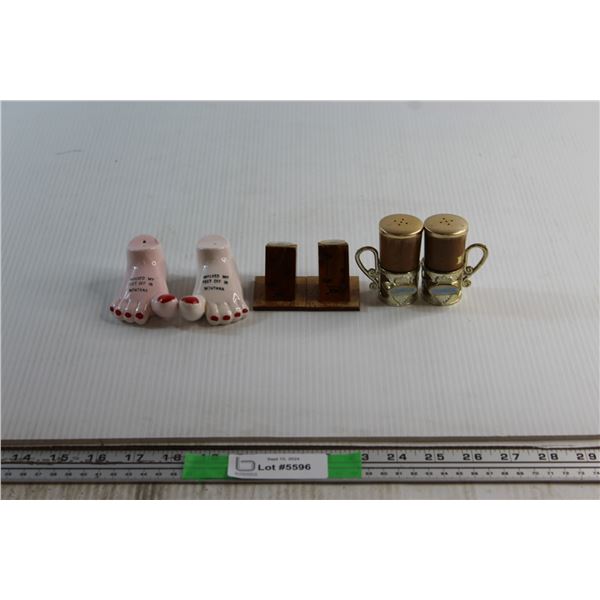 (3) Sets of Salt & Pepper Shakers