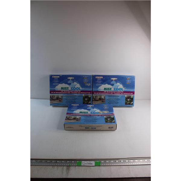 (3) Sealed Boxes of Mist & Cool - 3/8'' do-it-yourself-cooling kit