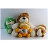 Image 2 : (4) Huggable Fur Plush Babies - Some Damage