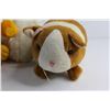 Image 5 : (4) Huggable Fur Plush Babies - Some Damage