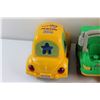Image 3 : (4) Assorted Kids Toy Truck - Tested, Need Batteries