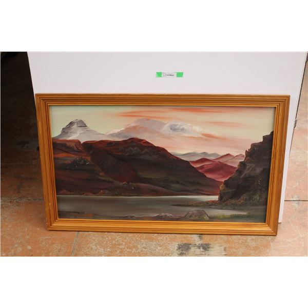 *Painted Wall Picture 46'' x 27 1/2''