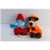 Smurf and A&W Bear Puppets