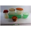 Image 1 : (5) Tupperware Storage Containers and Measuring Bowl