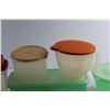 Image 2 : (5) Tupperware Storage Containers and Measuring Bowl