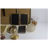 Image 4 : (10) Assorted Picture Frames 10'' x 8''. (2) Candle Holders, Clock Decoration and Assorted Items
