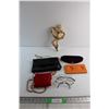 Image 1 : Ballerina Wall Decorations, (2) Clutch Bags, (2) Glasses and Assorted Items