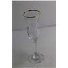 Image 5 : (5) Glass Bowls 5'', (3) Wine Glasses and Jar