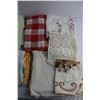 Image 3 : Assorted Kitchen Linens - Some with Embroidery