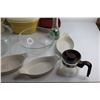 Image 4 : (3) Assorted Tupperware and Rubbermaid Containers, (2) Glass Bowls, (4) Quiche Dishes and Assorted I