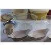 Image 5 : (3) Assorted Tupperware and Rubbermaid Containers, (2) Glass Bowls, (4) Quiche Dishes and Assorted I
