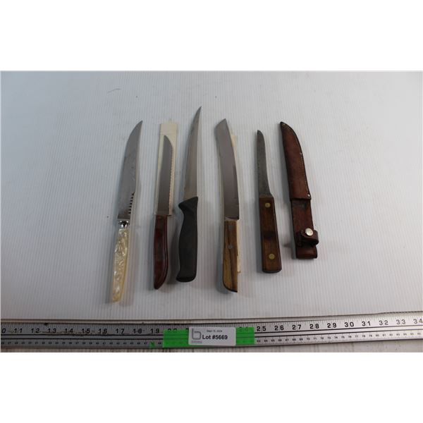 (5) Assorted Knifes