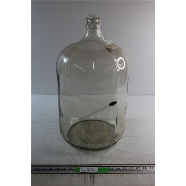 *Glass Carboy for Wine Making