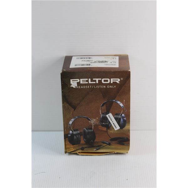 Peltor Headset/ Listen Only - Untested