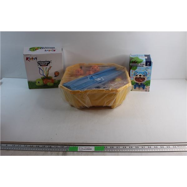 Bubble Fun - Sealed. Water Spray Turtle and Interconnecting Kid Toy