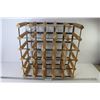 Image 1 : Metal & Wood Wine Rack (20.5" x 20.5")