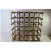 Image 3 : Metal & Wood Wine Rack (20.5" x 20.5")