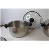 Image 3 : (3) Cooking Pans (2 extra lids)