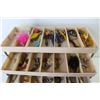 Image 2 : Fishing Tackle Box w/Assortment of Fish Hooks