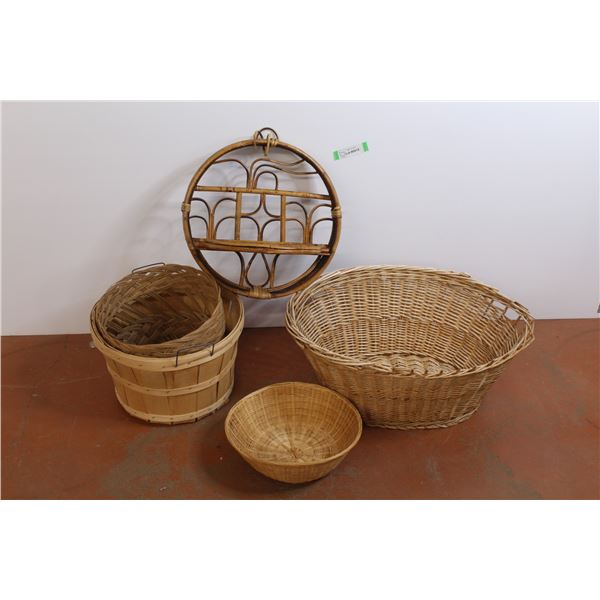 Baskets - Bamboo Shelf