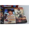 Image 4 : (21) Home Recorded or Empty VHS Tapes - VHS Head Cleaner (NIB) - VHS Movies - Westerns - Action - Co