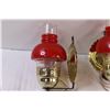 Image 3 : (2) Wall Mount Lamps - 9" x 4" x 6" -Works