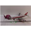Image 1 : Marx Dump Truck Toy & Air Canada Metal Plane Toy