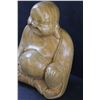 Image 3 : Wood Carved Budda Statue - 10: x 8" x 6"