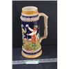 Image 1 : Gerz Beer Stein - 11" Tall (1.5L) - Missing Silver Lid