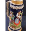 Image 8 : Gerz Beer Stein - 11" Tall (1.5L) - Missing Silver Lid