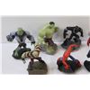 Image 4 : (12) Super Hero Figurines/Toys: Spiderman, Hulk, Ironman, Ant-Man, Misc.