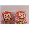 Image 2 : Andy & Raggedy Anne Dolls - 15" Tall