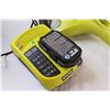 Image 2 : Ryobi Battery Powered Leaf Blower & Charger - As Is