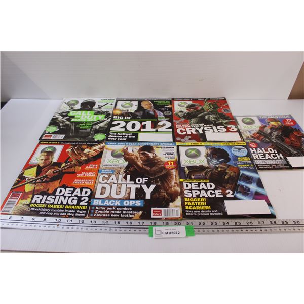 (7) Xbox Gaming Magazines
