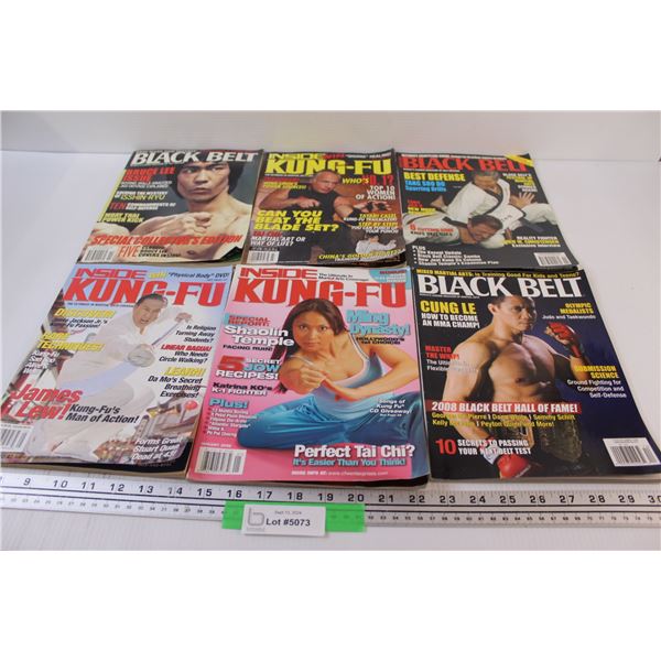 (6) Black Belt & Kung-Fu Magazines